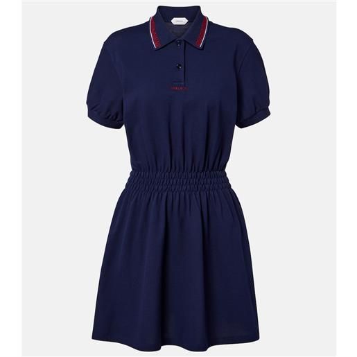 Versace abito polo greca in piqué di cotone