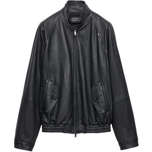 Prada giacca in nappa - nero