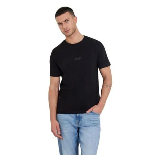 Guess man's t-shirt slim fit t-shirts aidy cn ss tee l