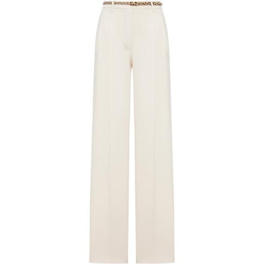 Max Mara pantaloni svasati con cintura - toni neutri