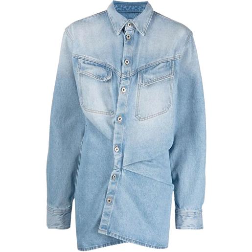 Off-White camicia toy box - blu
