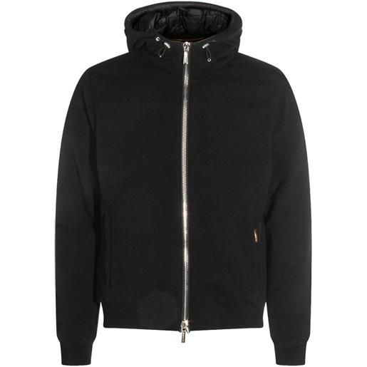 Moorer piumino brigno-mrw con cappuccio - nero