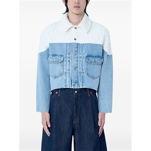 Levi's aran trucker denim jacket - blu