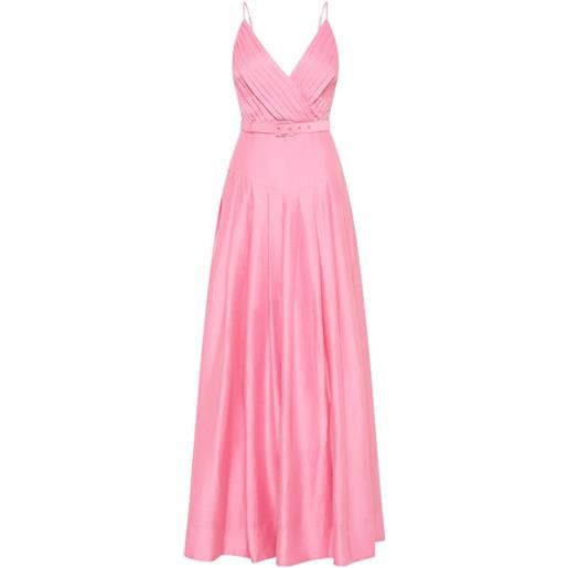 Rebecca Vallance abito petalite con cintura - rosa