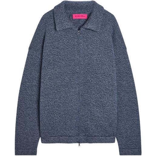 The Elder Statesman giacca con zip - blu