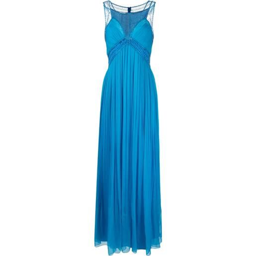 Alberta Ferretti abito lungo - blu