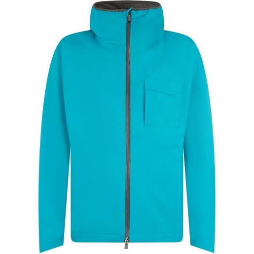 Herno giacca con cappuccio e zip - blu