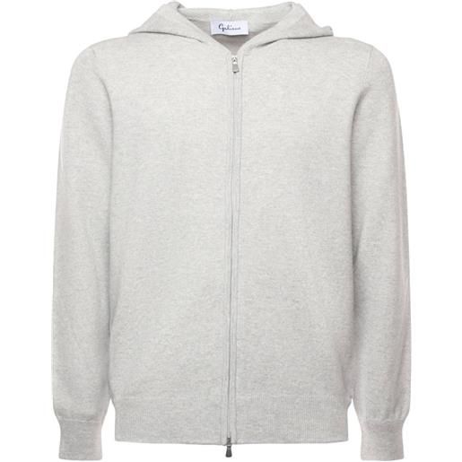 Galiano felpa con zip - grigio