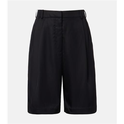 The Frankie Shop bermuda marfa in twill con pince