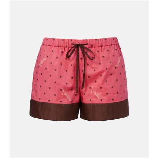 Valentino shorts in cotone con stampa