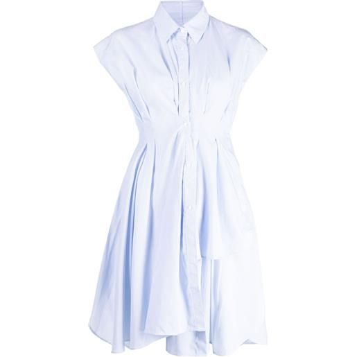 JNBY abito avvitato con ruches - blu