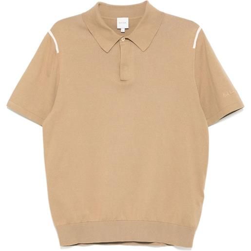 Paul Smith polo in cotone biologico - marrone