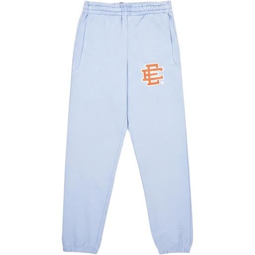 ERIC EMANUEL logo-print track pants - blu