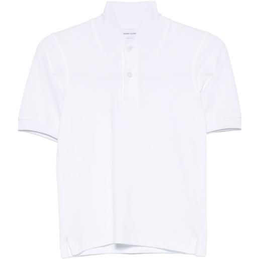 Marie Adam-Leenaerdt polo a maniche corte piqué - bianco