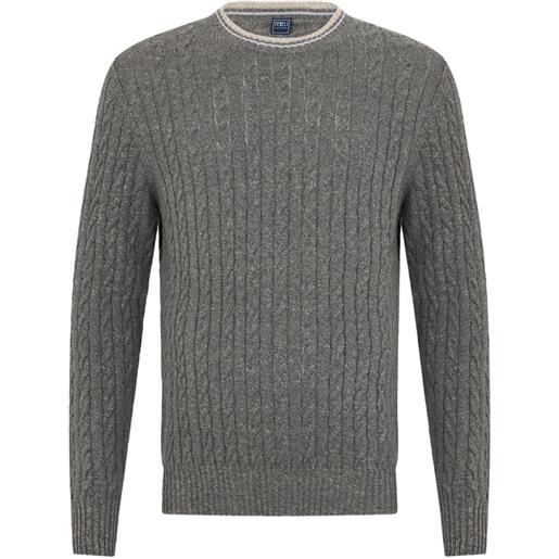 Fedeli maglione girocollo - grigio