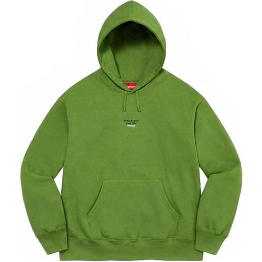 Supreme world famous micro hoodie - verde