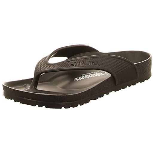 Birkenstock honolulu, sandali uomo, nero, 44 eu