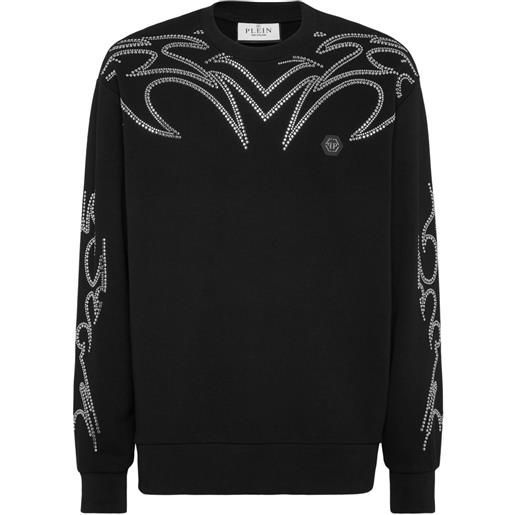 Philipp Plein felpa con borchie - nero
