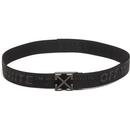 Off-White cintura con fibbia - nero