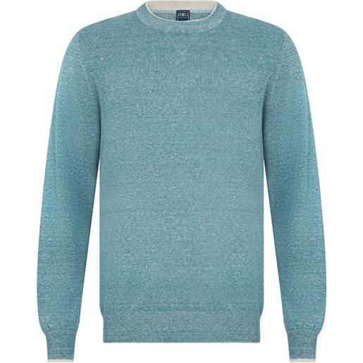Fedeli maglione girocollo - blu