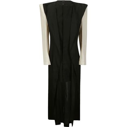 Yohji Yamamoto abito midi a strati - nero