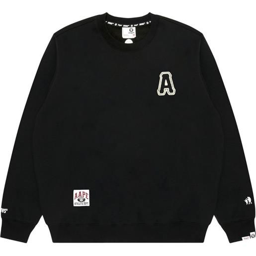 AAPE BY *A BATHING APE® felpa con logo - nero