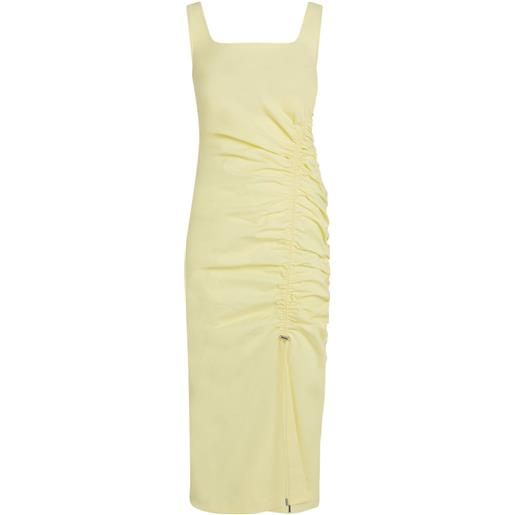 Karl Lagerfeld abito drappeggiato - giallo