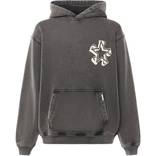 Represent felpa con grafica stella - grigio