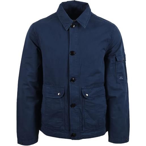 Paul Smith giacca-camicia con tasche - blu