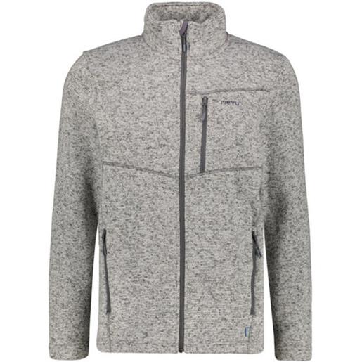 Meru bergen m - felpa in pile - uomo , grey