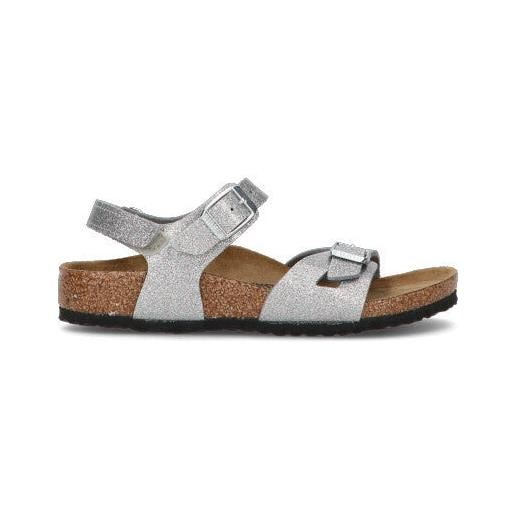 BIRKENSTOCK - rio as kids sandalo bimba argento