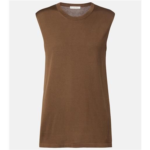 The Row top omima in seta