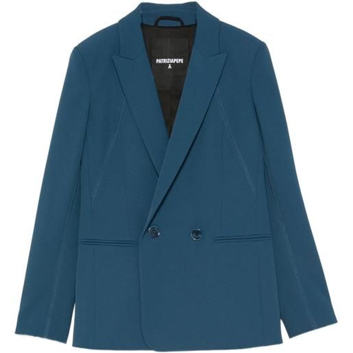 Patrizia Pepe giacca doppiopetto - blu