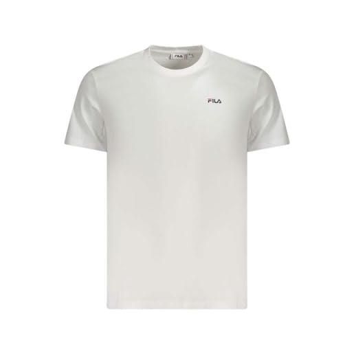 Fila laas regular tee t-shirt, bianco, xl uomo