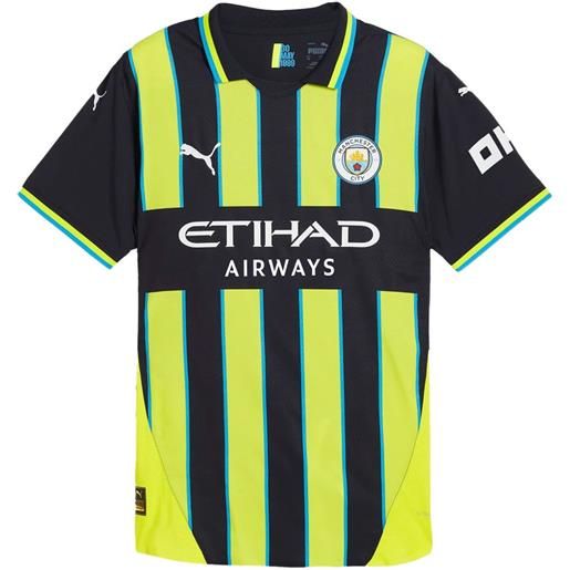 PUMA t-shirt manchester city 24/25 a righe - blu
