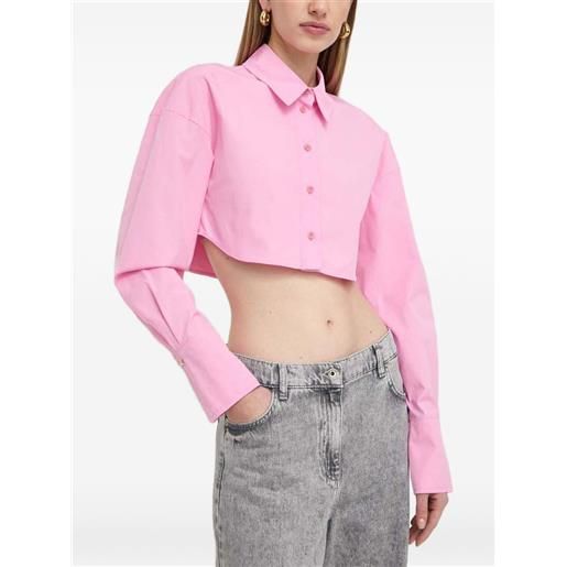 Patrizia Pepe camicia con bottoni - rosa