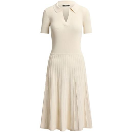 Lauren Ralph Lauren abito midi a coste - toni neutri