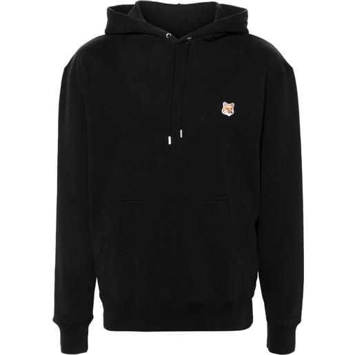 Maison Kitsuné felpa con motivo fox - nero