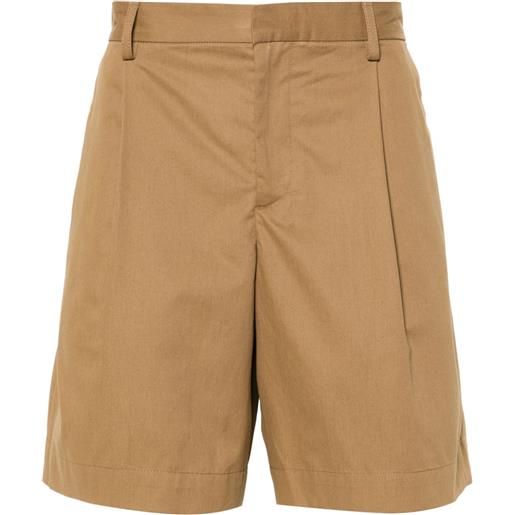 A.P.C. bermuda con pieghe - marrone