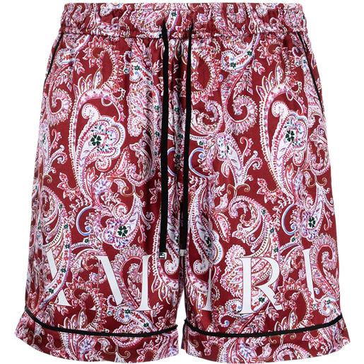 AMIRI shorts con stampa paisley - 610 red