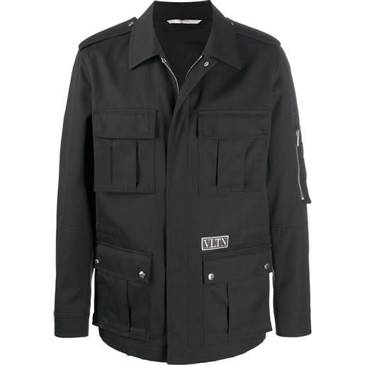 Valentino Garavani giacca vltn con applicazione - nero
