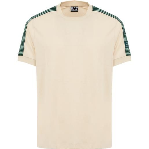 EA7 t-shirt logo series boy in cotone fog