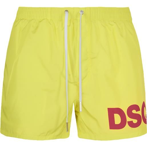 Dsquared boxer mare midi con logo Dsquared2