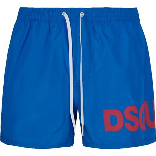 Dsquared boxer mare midi con logo Dsquared2