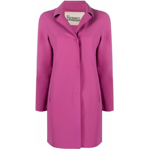 Herno cappotto first act monopetto - viola