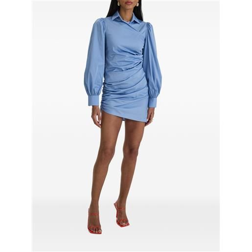 MOOS STUDIO abito con ruches - blu