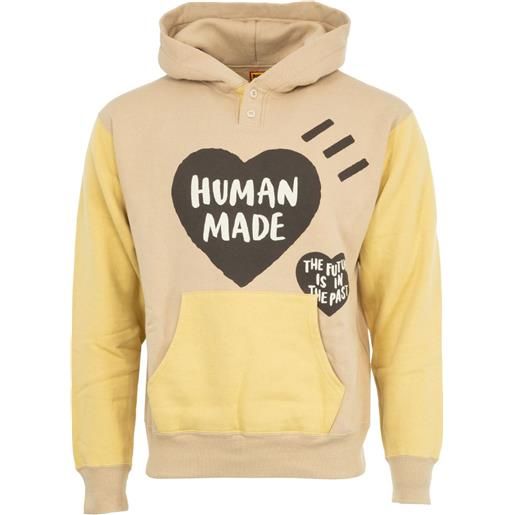 Human Made felpa con cappuccio - toni neutri