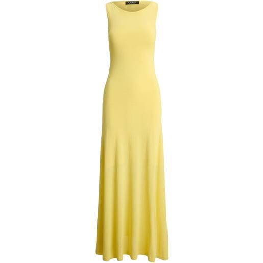 Lauren Ralph Lauren abito lungo smanicato - giallo