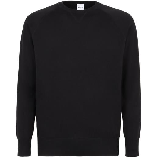 ASPESI felpa con maniche raglan - nero