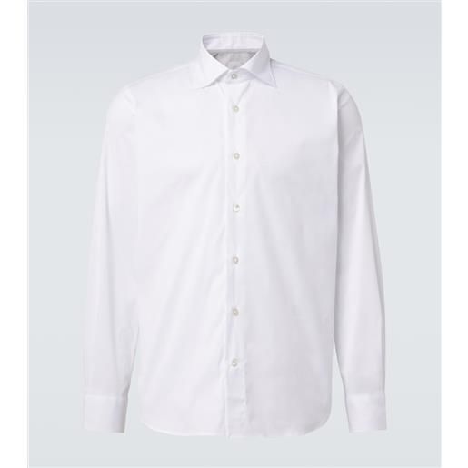 Eleventy camicia in popeline di misto cotone